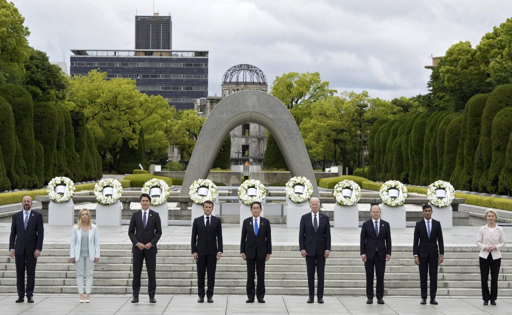 Los líderes del G7 acordaron «ahogar» tecnológicamente a Rusia en la cumbre de Hiroshima