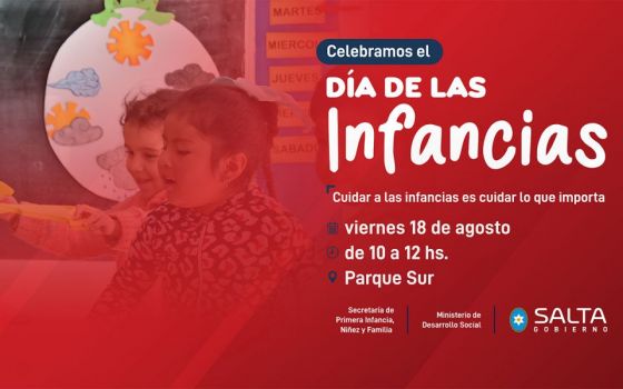 El Gobierno de Salta celebró el Día de las Infancias