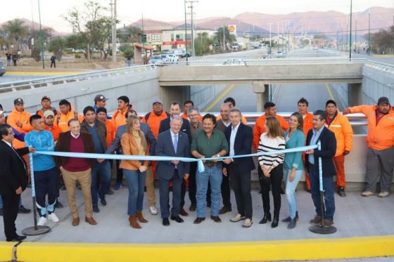 Quedó habilitado el tránsito en el paso bajo nivel y rotonda de acceso a barrio Grand Bourg