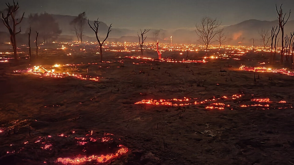 El incendio en Cafayate arrasó con 500 hectáreas en dos días