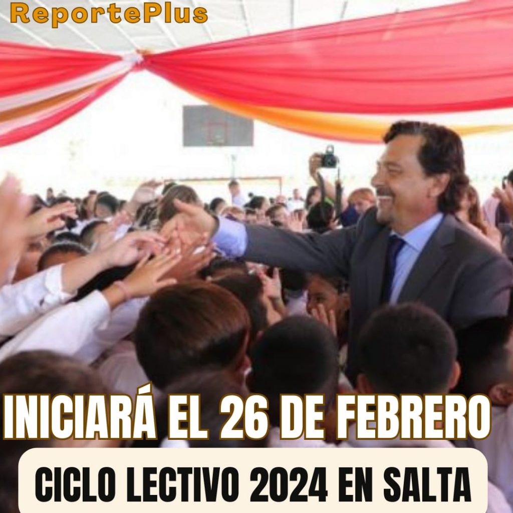 Las clases inician el 26 de Febrero en Salta en 2024