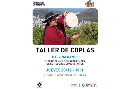 Taller de coplas para mujeres de comedores comunitarios