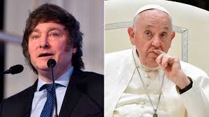 El papa Francisco invitó a Javier Milei a Roma