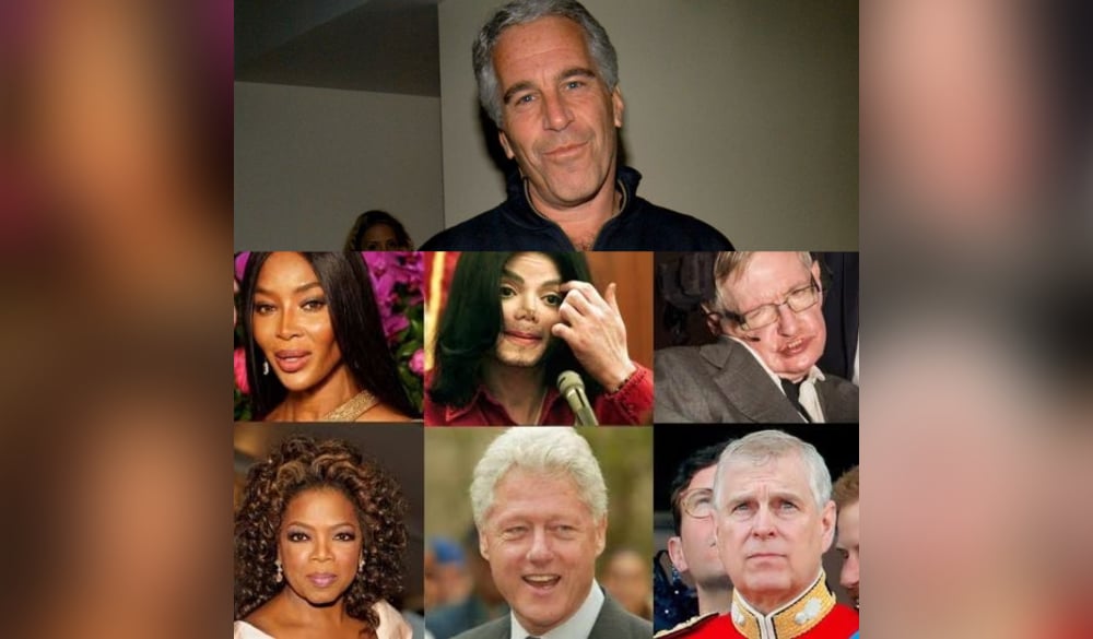 ¿Quiénes son los famosos que aparecen en la lista de Jeffrey Epstein?