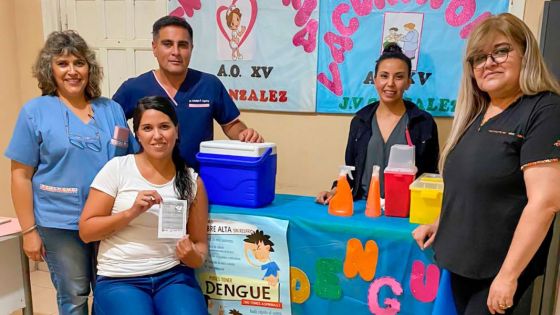 Comenzó la vacunación contra el dengue en el departamento Anta