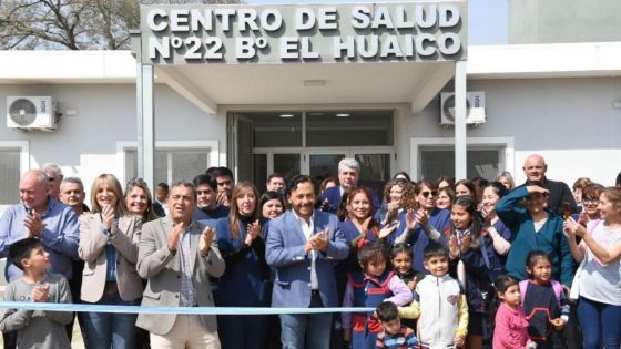 Gustavo Sáenz habilitó el Centro de Salud de El Huaico