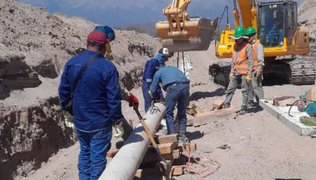 Comenzó el último tramo de la construcción del gasoducto La Viña-Guachipas