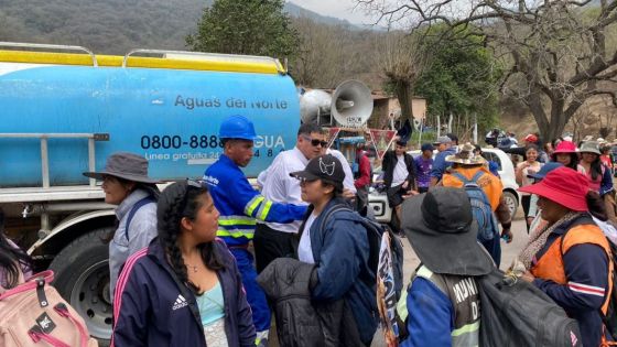 Aguas del Norte asistió a los peregrinos de toda la provincia