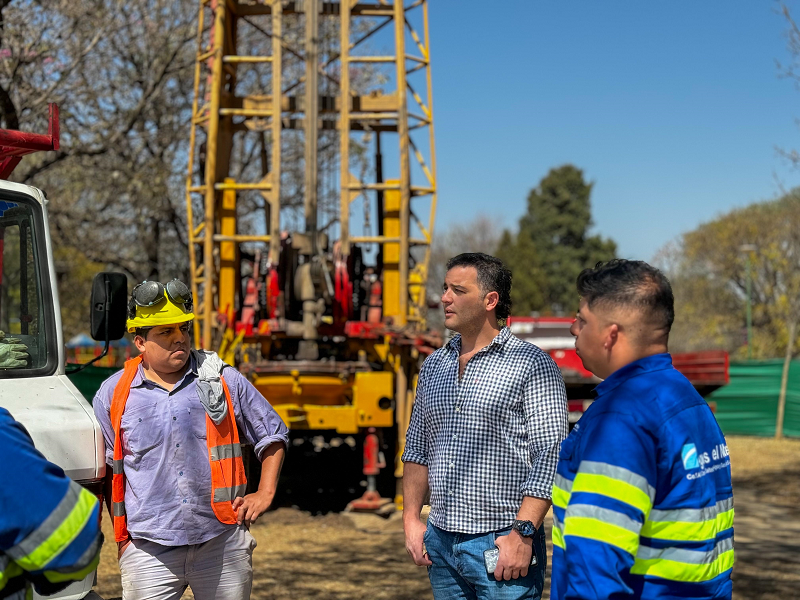 Aguas del Norte : comenzó la perforación del nuevo pozo de agua en San Remo