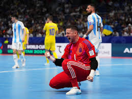 Argentina goleó a Ucrania 7 a 1 en el comienzo del Mundial de Futsal