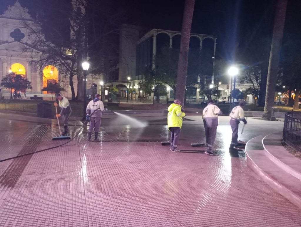 Salta quedo inmaculada, luego de la procesión del Milagro