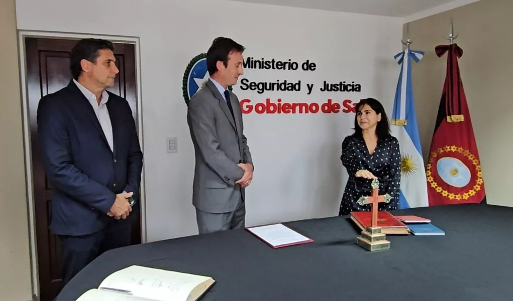 Soraya Dipp juró como Secretaria de Justicia