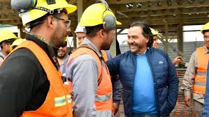 Sáenz superviso el avance en la segunda etapa de ampliación del Aeropuerto