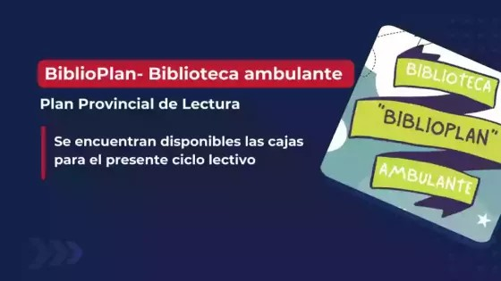 BiblioPlan: biblioteca ambulante del Plan Provincial de Lectura