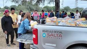 Refuerzo alimentario a familias originarias de Tartagal