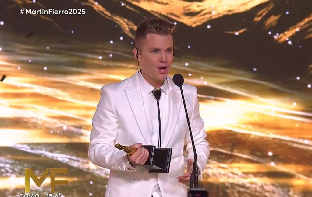 Santiago del Moro se quedó con el Martín Fierro de Oro 2025