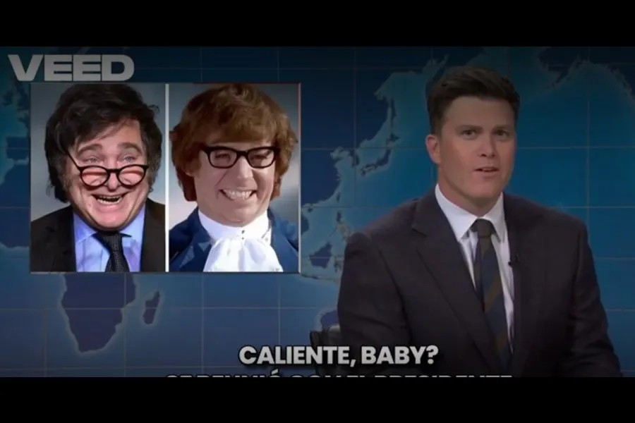 En Saturday Night Live se burlaron de Javier Milei