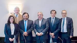 Sáenz encabezó la reunión con la cúpula global de Rio Tinto por el desarrollo del litio, junto a otros gobernadores del NOA