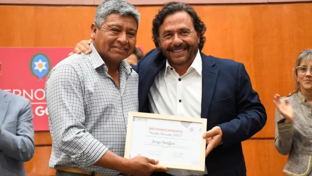 Sáenz reconoció a los docentes destacados de 2025