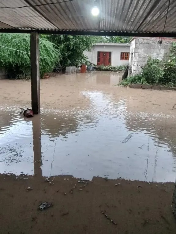Más de 40 familias fueron damnificadas por el temporal en Rosario de Lerma