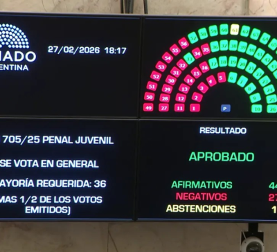 Se aprobó la Reforma del Régimen Penal Juvenil: La edad de imputabilidad baja a 14 años