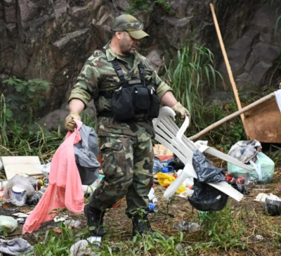 Cerro San Bernardo: operativo de limpieza tras denuncias por basura y fogones clandestinos