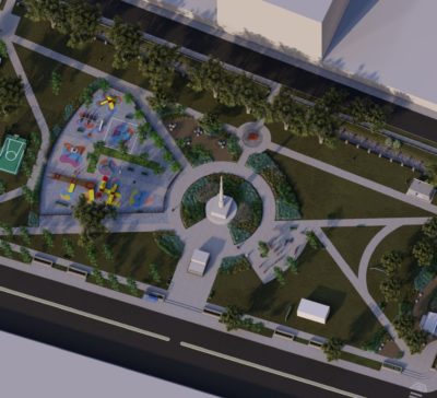 La Muni pone en marcha la renovación de la «PLAZA EVITA»