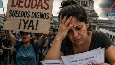 Uno de cada tres Salteños debe casi tres sueldos