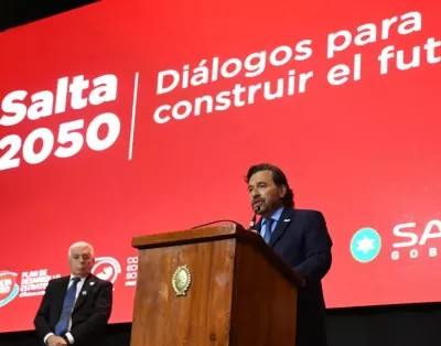 Sáenz lanzó el Plan Salta 2050: “Es la hoja de ruta para una provincia integrada, previsible y líder”