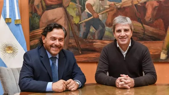 Sáenz planteó a Caputo la regularización de fondos para obras clave y garantías en el abastecimiento de gas