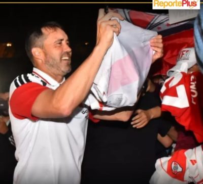Locura por River: impresionante recibimiento en Salta