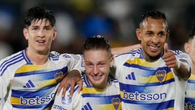 Boca goleó a Recoleta de Paraguay y avanzó a los cuartos de final de la Copa Sudamericana