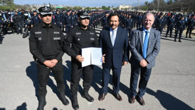 Sáenz fortalece a la Policía de Salta con 151 nuevos móviles y 300 agentes