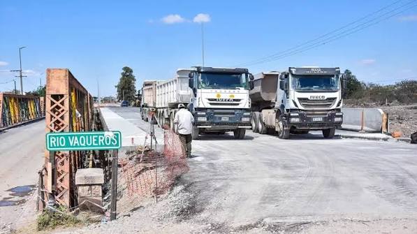 El nuevo puente de vaqueros, cada vez más cerca de habilitarse