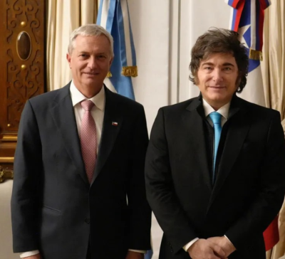 Antes de la cadena nacional por Malvinas, Milei viaja a Chile para reunirse con Kast