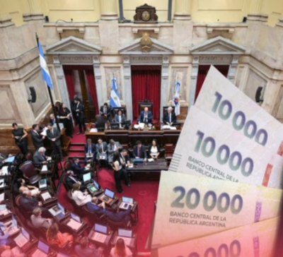 Senadores cobrarán más de $13 millones tras nuevo acuerdo paritario